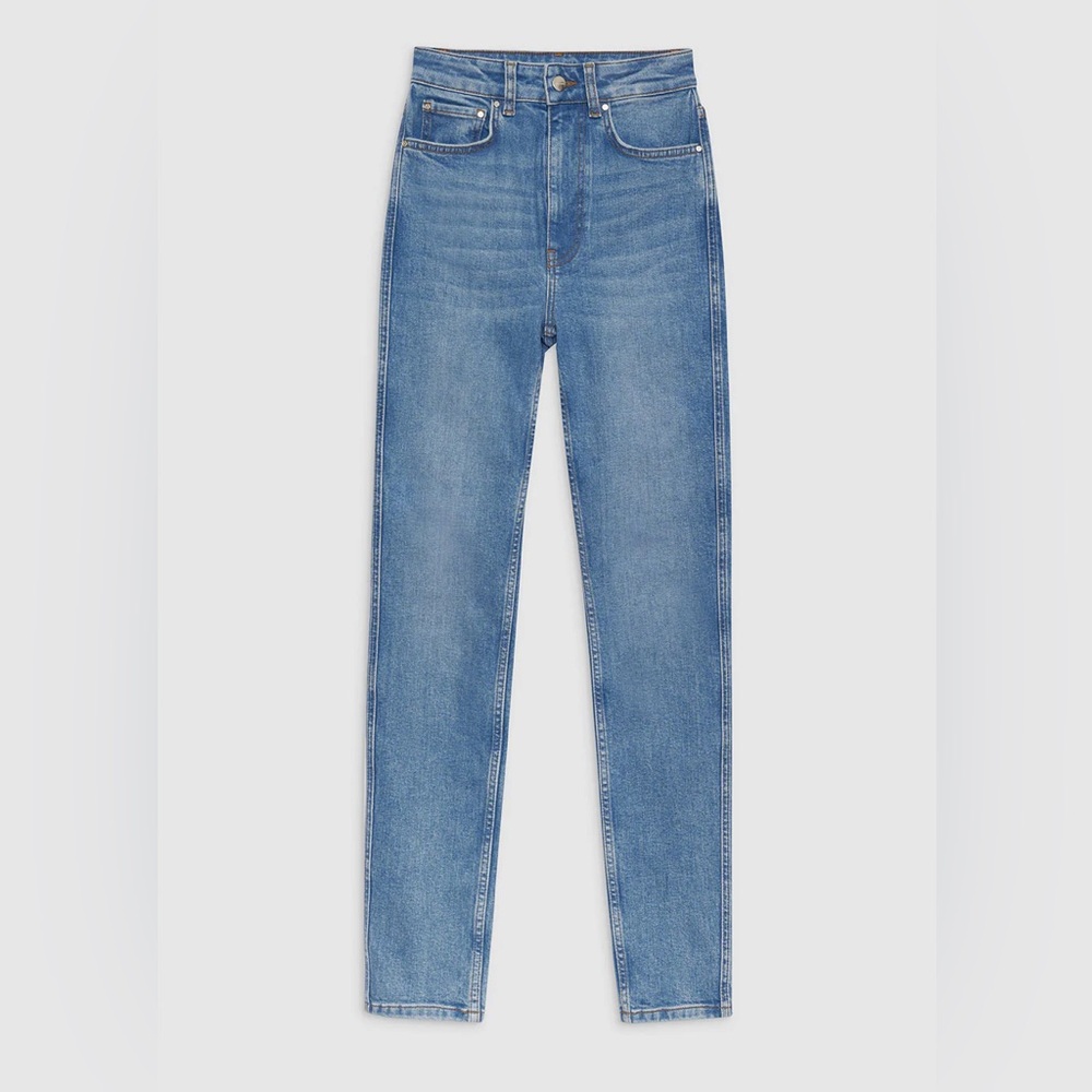 NWOT ANINE BING BECK JEAN ENAMEL BLUE